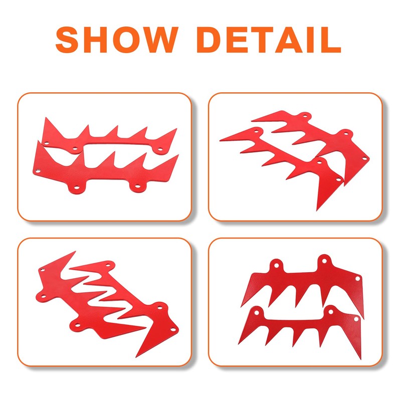 Mtanlo Dual Felling Dog Bumper Spikes Chain Catcher Set for