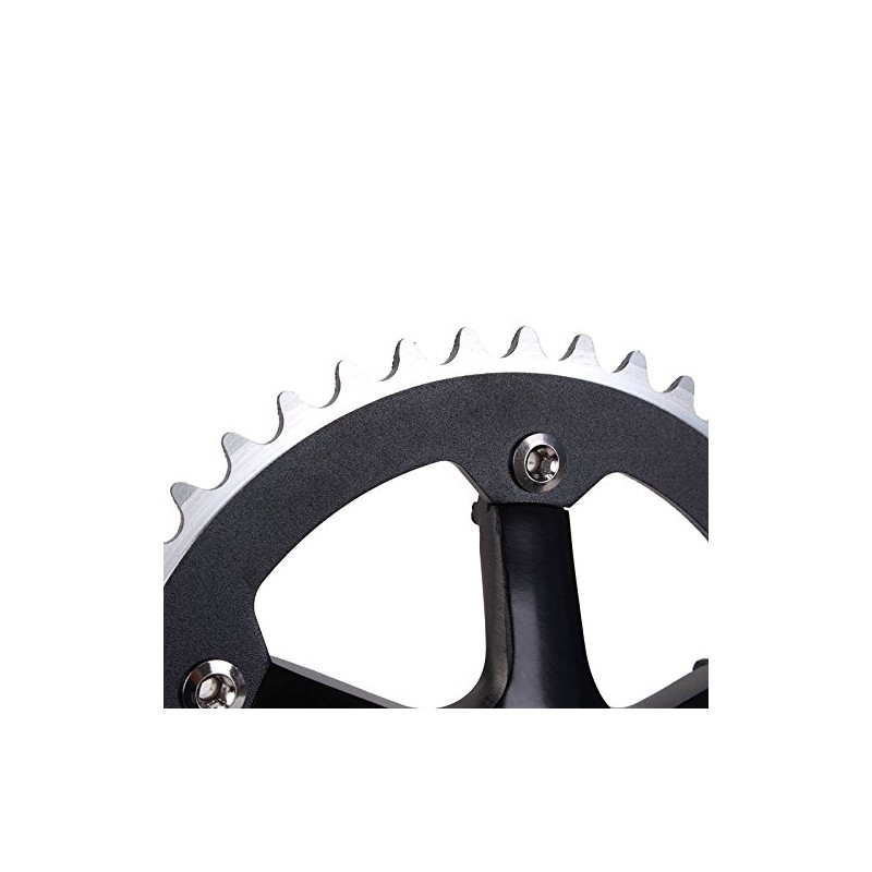 SENQI Fixed Gear Bicycle Crankset 44T 6.7 inches (170 mm)