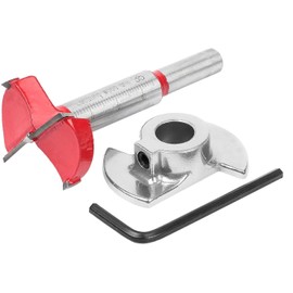 Forstner Hinge Boring Drill, Woodworking Hinge Alloy, Boring Hole Saw Cutter with Depth Stop For Drill Press, Pistol Drill Etc/∅25mm