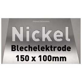 Nickel Sheet 100 x 150 mm Pure Nickel Anode Electrode (10 x 15 cm) for Nickel Electrolyte/Electroplating, Nickel Plating, Plate Electrode