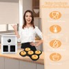 2 Pcs Silicone Donut Mold for 8QT-10QT Air Fryer, Reusable