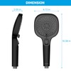 RV Shower Head with Hose and On Off Switch, 3-Spray