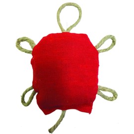 From The Field FFT124 Tia The Hemp Turtle with Silver Vine Cat Toy