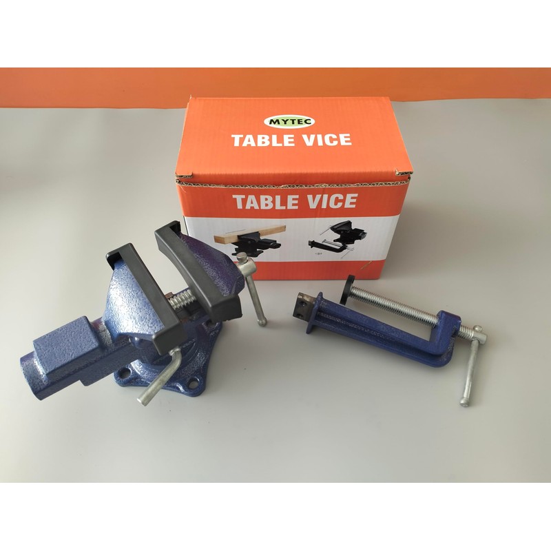MYTEC Bench Vise or Table Vise, multifunctional jaw, multi-functional Combined