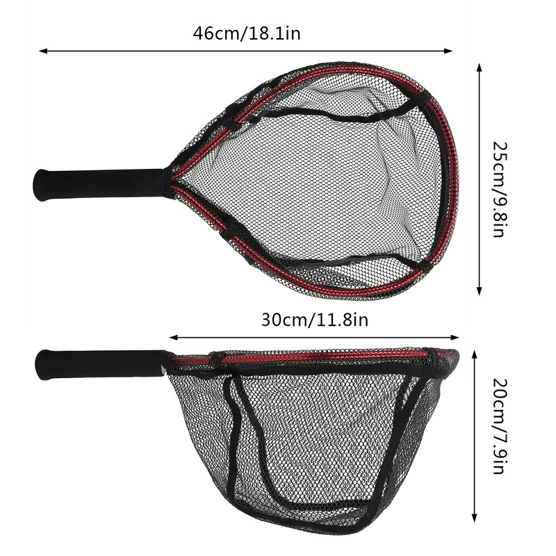 Fishing Net Bag Aluminium Alloy Handheld Diddlenet Lure Portable Small