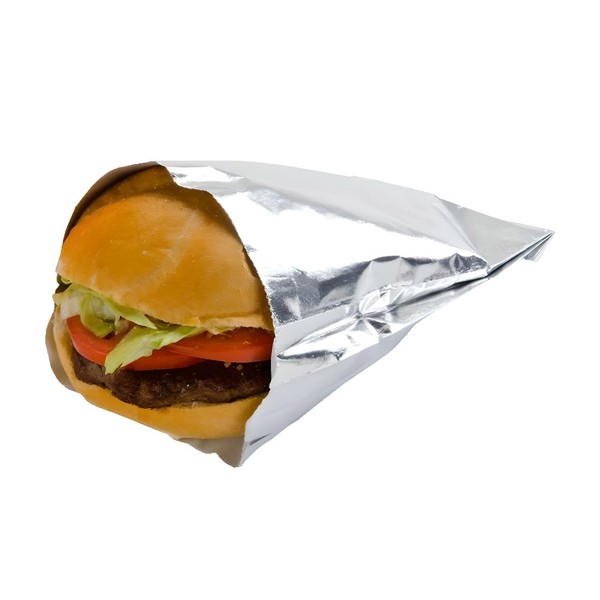 OCS Parts 100-Count 6" Foil Hamburger Bags | Heavy Duty