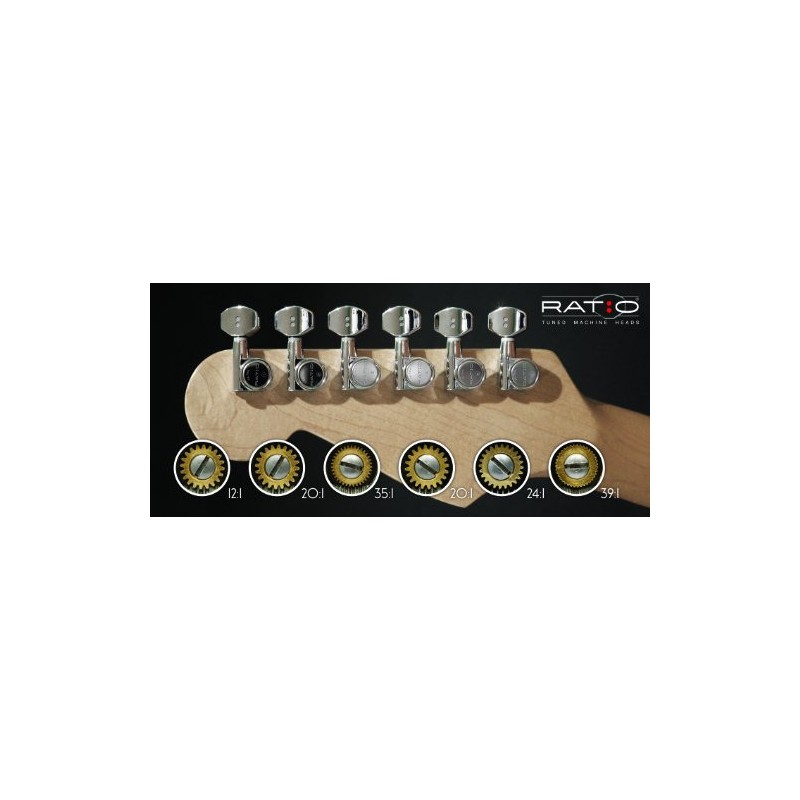Graph Tech - Ratio Machine Heads - Electric Guitar 6