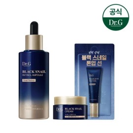 닥터지 [Dr.G] Black Snail Retinol Ampoule 50ml Special Set (+Cream 15ml + Tone-Up Sun 2ml) (Gift) Black Snail Glutathione Tone Up Sun 2ml + Show