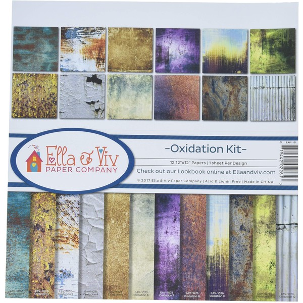 Ella & Viv by Reminisce EAV-1101 Oxidation Scrapbook Colleciton Kit