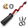 Olympic EZ Curl Barbell Bar 47",Mute Bearings - 2" Curl