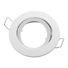 lighteu, 10x Flush-Mounted Spotlight Aluminium Frame, recessed GU10, MR16 (GU5.3)