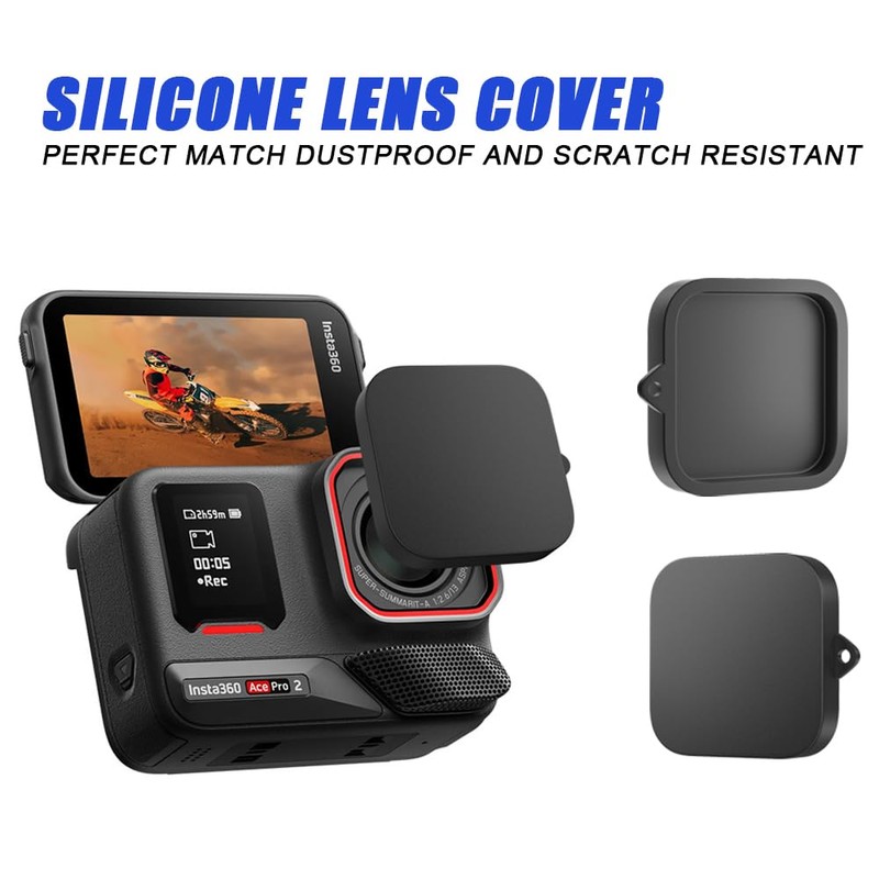 Black Mini Camera Bag for INSTA360 ACE Pro 2, 2