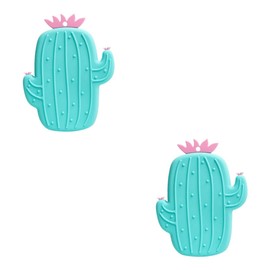 Healvian 2pcs Cactus Bath Brush Soft Exfoliating Body Scrubber Lightweight Back Massage Tool for Men Women Light Green Deep Cleansing Skin Brush for Smooth Skin