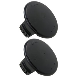 BGEHHCY 2Pcs Weed Eater Spool Cap Covers for Hyper Tough String Trimmer Model HT19-401-003-06, HT19-401-003-07, for Hyper Hyper 20V Max Weed Eater Parts - Black