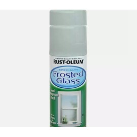 Rust-Oleum 257465 Frosted Glass Spray Finish Sea Glass 11 oz. Semi-Transpare