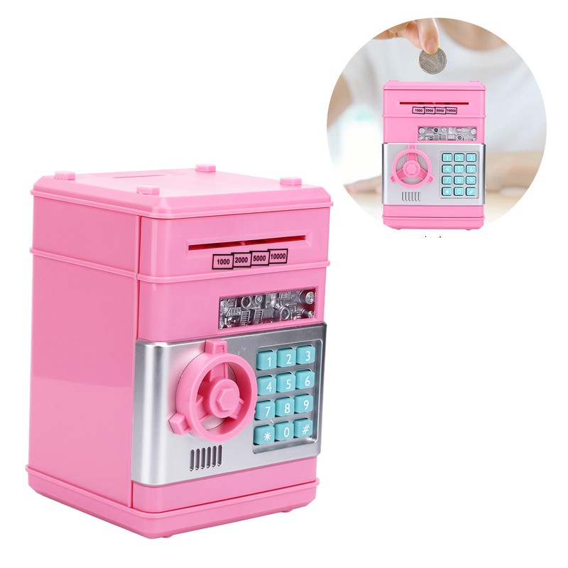Piggy Bank Mini Automatic Coins Saving Box Home Furnishing Article