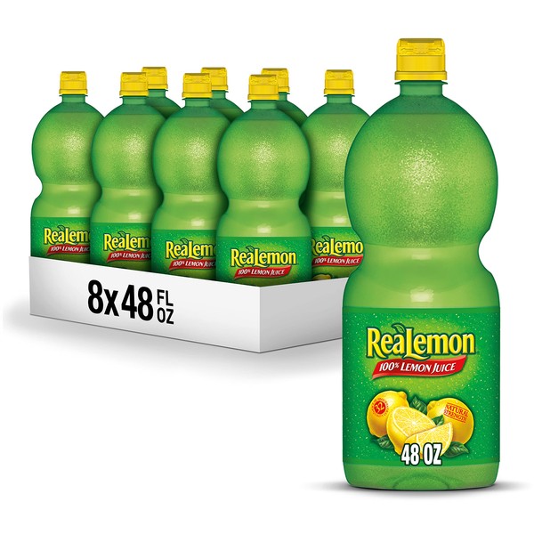 ReaLemon 100% Lemon Juice, 48 fl oz bottles (Pack of 8)