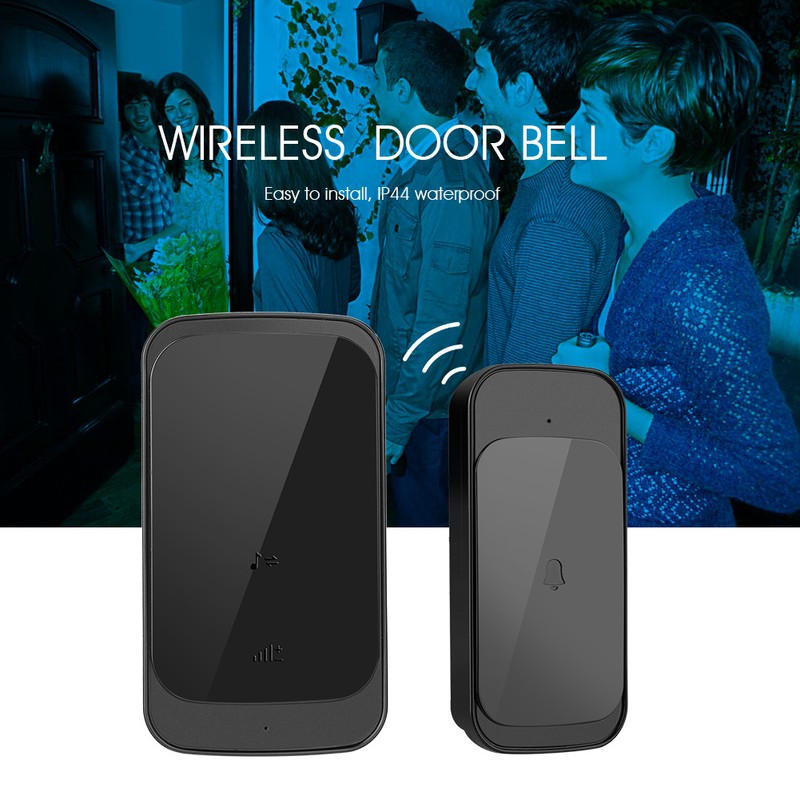 280M Wireless Doorbell Slim Remote Control Intelligent Door Bell Ring