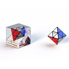 LiangCuber QY Toys Skewb Diamond Cube 2x2 Stickerless, FTO 2x2 Face Turning Octahedron Speed Cube (2x2 Standard Version)