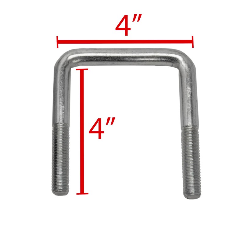 Extreme Max 3006.7015 8" Galvanized Swivel-Top Bunk Bracket with Hardware