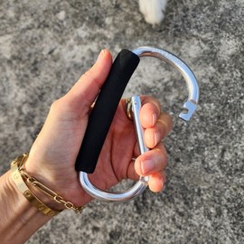 High strength large carabiner camping mountaineering steel Hook 2ea