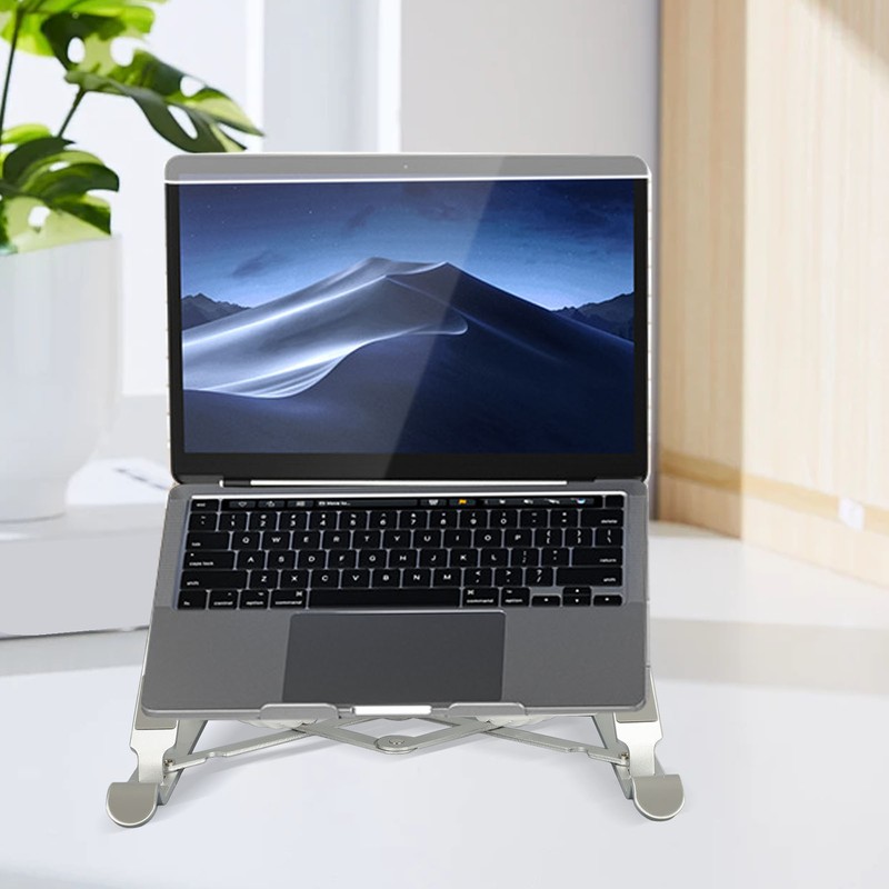Laptop Stand with Cooling Fan Detachable Adjustable Aluminum Foldable Portable