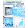 Evaporative Air Cooler, Portable Air Conditioners With 10 Gallon Water