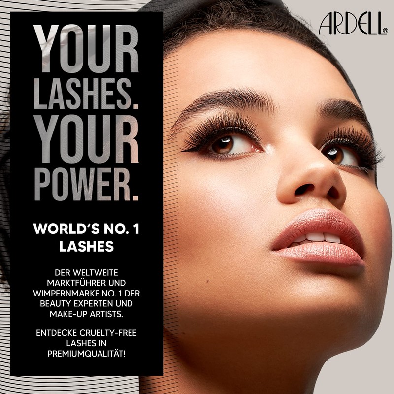 Ardell 2 x Pairs of Real Hair Eyelashes with Duo