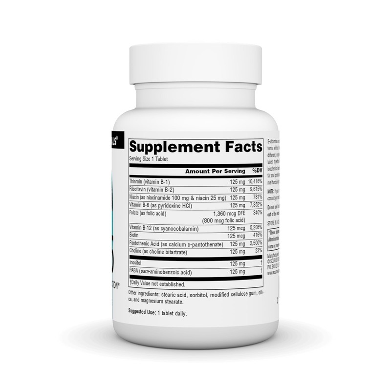 Source Naturals B-125, 125 mg B-Vitamins For Energy Production Support