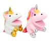 LOMTRATS Unicorn Hand Puppets for Kids,Toddler with Movable Open Mouths,Implying