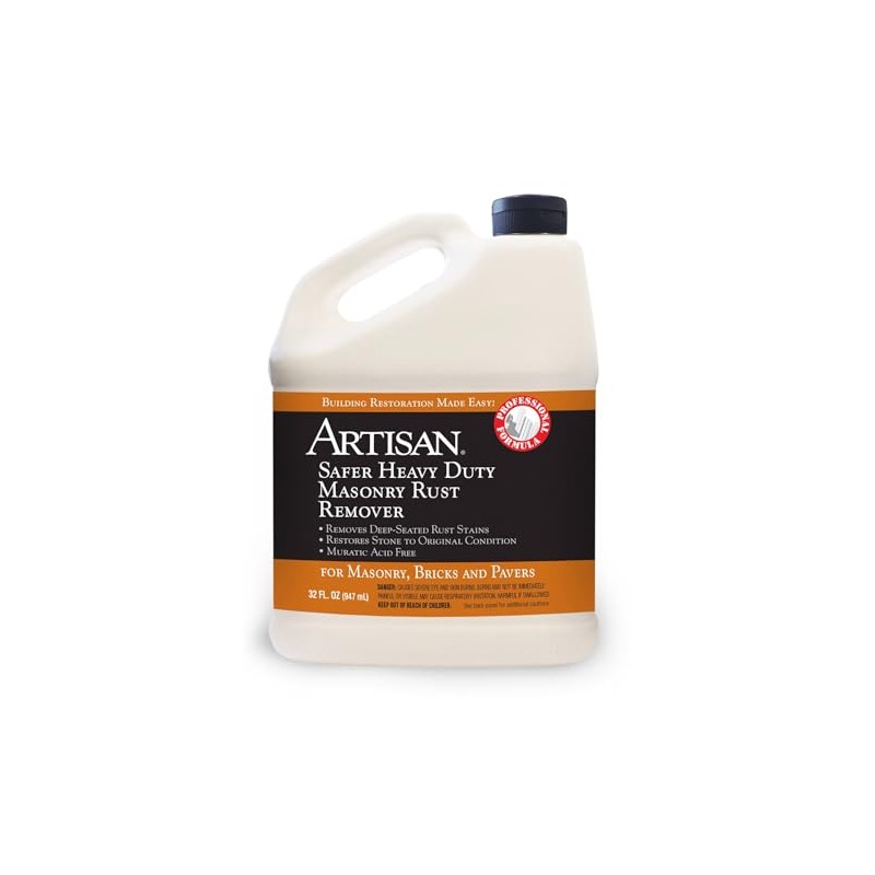 ARTISAN Safer Heavy Duty Masonry Rust Remover for Masonry, Bricks,