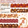 Whaline 69Ft Fall Bulletin Board Borders Pumpkin Maple Leaf Drink