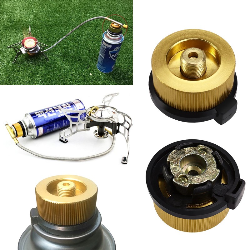 WINOMO Camping Stove Gas Bottle Adapter Transfer Nozzles Gas Bottle
