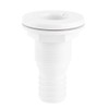Thru Hull Fitting Through Hull 1‑1/4in Thru-Hull Connector Fitting White