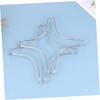 BIUDECO 3Pcs Stainless Steel Star Shape Pot Rack Multi Function
