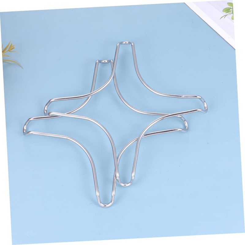 BIUDECO 3Pcs Stainless Steel Star Shape Pot Rack Multi Function