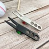 Hehglng 1Pc Silver Golf Ball Fork Pivot Divot Repair Tool