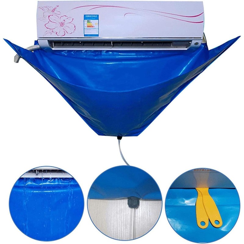 Fashionapple Waterproof Air Conditioner Cleaning Bag with Drain and Plates