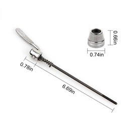 yueXinCh Bike Quick Release Skewers Bike Front Rear Bicycle Wheel Hub Clip Bolt Steel Quick Release Skewer for Bike Road Mountain Bike City Bike