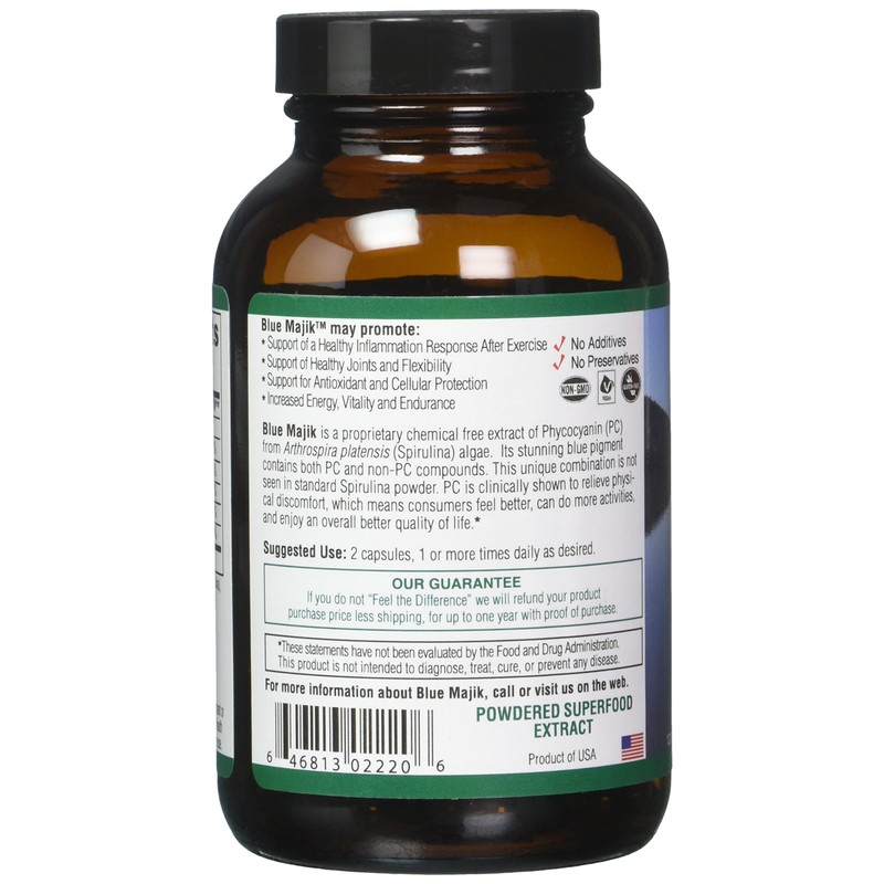 E3LIVE Blue Majik, 120 Count