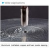 CoCud Hand Threading Taps, M10 x 1.25 Thread, Metric Alloy