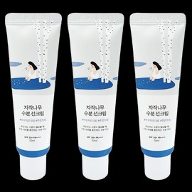 Round Lab Birch Moisture Sun Cream 50ml SPF50+ 3pcs / 라운드랩 자작나무 수분 선크림 50ml SPF50+ 3개