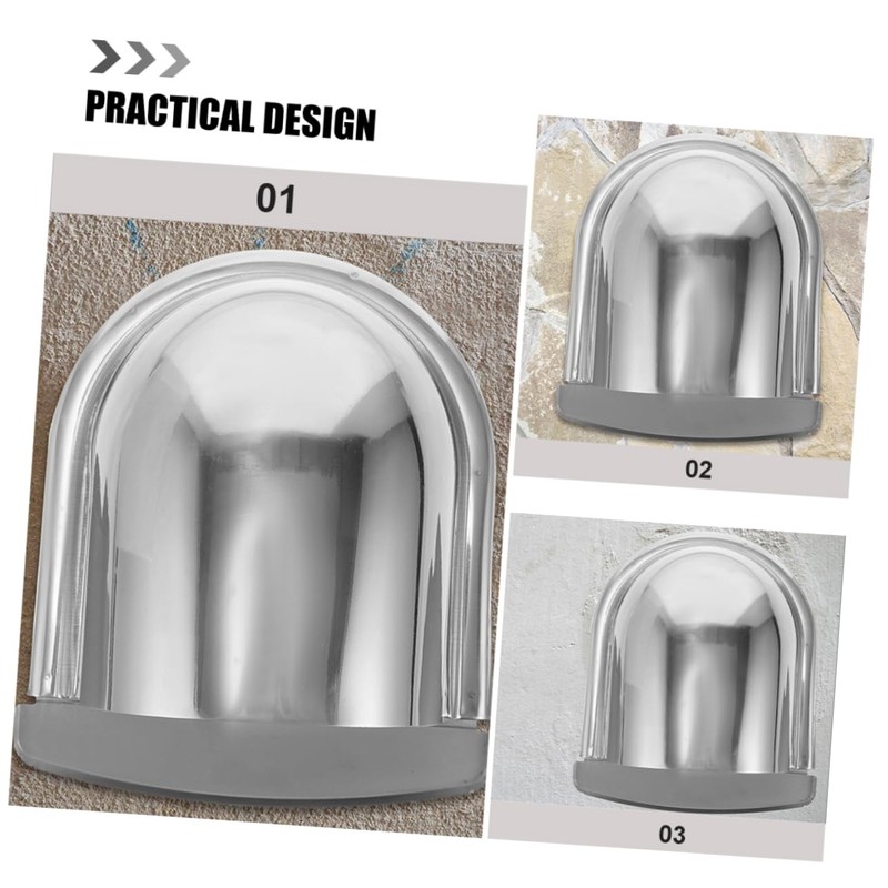 TEHAUX Stainless Steel U Shape Exhaust Vent Cover Wall Mounted