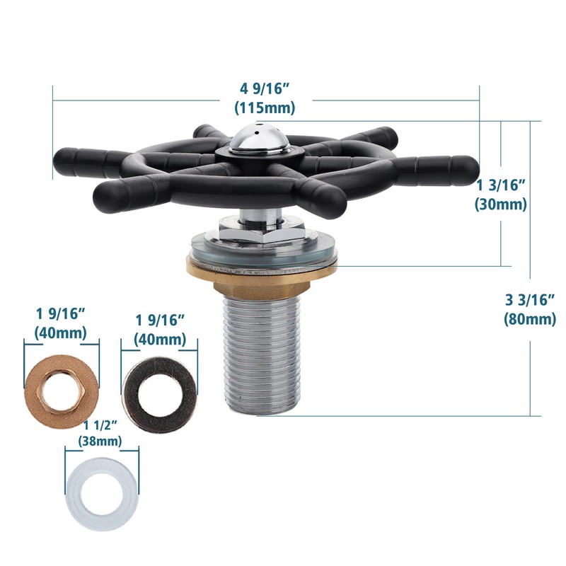 MaxSen Pitcher Rinser Glass Rinser Espresso Rinser Drain and Drip