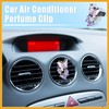 Partuto Car Air Conditioner Butterfly Shape Clips Outlet Vent Purple