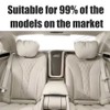 Car Neck Pillow Car Suede Headrest Cushion Support Pillow Compatible