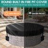 Tegeme 52-57 Inch Fire Pit Cover Round for in Ground