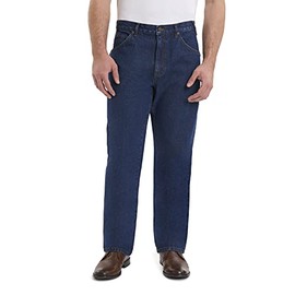 Rivets Supply & Company Men's Workwear Rugged Straight Fit, Rinse Wash, 30W x 32L