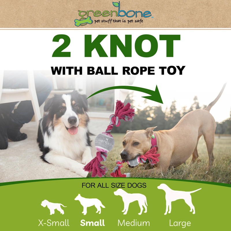 Greenbone Wonderpet! Pull n Play Tennis Ball Toys - Small