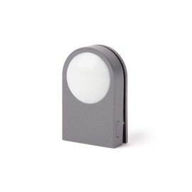 LEXON LUCIE Wearable LED Clip, Illuminated or Flashing, Rainproof IPX4, Visible up to 1.5 Meters, Maximum Lighting Time: Up to 12 hours, LL121X Gunmetal